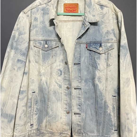 Levi's Jackets & Coats Mens Denim Jacket 3xl Acid Washed Denim